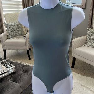 SKIMS Sleeveless Bodysuit in Slate Blue